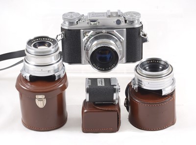 Lot 177 - A Good 3-Lens Voigtlander Prominent Outfit.