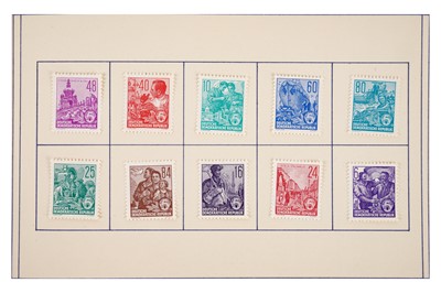 Lot 259 - EAST GERMANY FINLANDIA 1956 PRESENTATION BOOKLET MAO ENGELS M/S RICHARD SERINEK