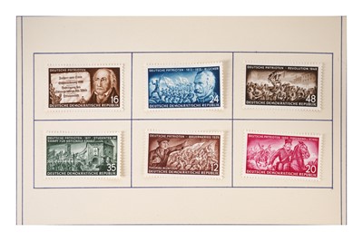 Lot 259 - EAST GERMANY FINLANDIA 1956 PRESENTATION BOOKLET MAO ENGELS M/S RICHARD SERINEK