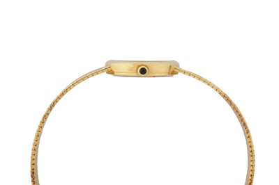 Lot 352 - ETERNA GOLD BRACELET WATCH