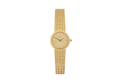 Lot 352 - ETERNA GOLD BRACELET WATCH