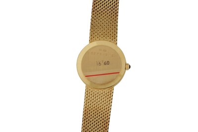 Lot 352 - ETERNA GOLD BRACELET WATCH