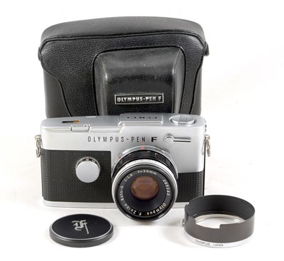 Lot 138 - An Olympus Pen-FT Half Frame Film Camera.