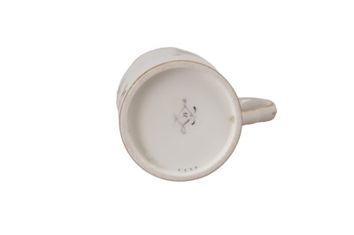 Lot 198 - A LATE 18TH CENTURY SÈVRES SOFT PASTE PORCELAIN COFFEE CAN