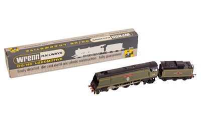 Lot 233 - A WRENN OO GAUGE W2265 STREAMLINED BULLIED PACIFIC LOCOMOTIVE 'WINSTON CHURCHILL'