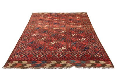 Lot 10 - AN ANTIQUE ERSARI CARPET, AFGHANISTAN