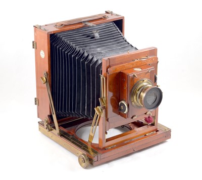 Lot 23 - Thornton Pickard Imperial Half Plate Camera.