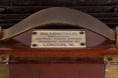 Lot 17 - A Fallowfield Victoria Half Plate Mahogany & Brass Field Camera by Henry Park