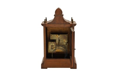 Lot 99 - A LATE 19TH CENTURY GERMAN MANTEL CLOCK