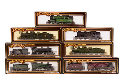 Lot 222 - A GROUP OF SEVEN MAINLINE OO GAUGE STEAM LOCOMOTIVES