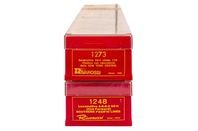 Lot 115 - TWO RIVAROSSI HO GAUGE AMERICAN STEAM LOCOMOTIVES