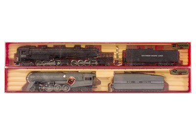 Lot 115 - TWO RIVAROSSI HO GAUGE AMERICAN STEAM LOCOMOTIVES