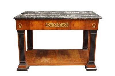 Lot 51 - AN EMPIRE CONSOLE TABLE