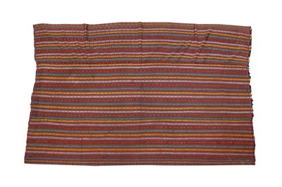 Lot 224 - A FINE BHUTANESE COTTON KIRA