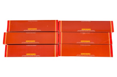 Lot 224 - A GROUP OF SIX HORNBY OO GAUGE STEAM LOCOMOTIVES IN BRITISH RAIL LIVERY