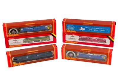 Lot 219 - A GROUP OF HORNBY OO GAUGE DIESEL AND ELECTRIC LOCOMOTIVES ALL IN VARIOUS BRITISH RAIL LIVERIES