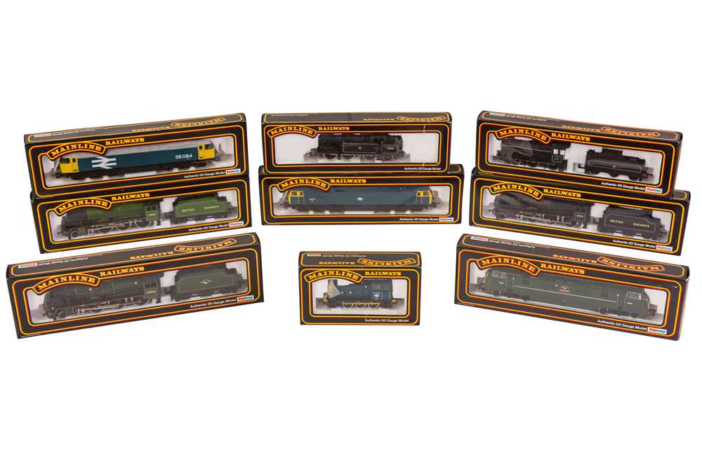 Lot 236 - EIGHT ASSORTED MAINLINE OO GAUGE LOCOMOTIVES ALL IN BRITISH RAIL LIVERY