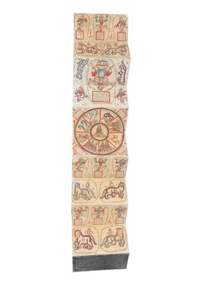 Lot 92 - Batak Pustaha, Sumatra [with] Parabaik Tattoo Flash Book, Myanmar