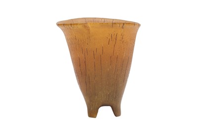 Lot 234 - A SMALL CHINESE RHINOCEROS HORN LIBATION CUP