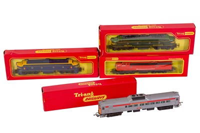 Lot 218 - A GROUP OF FOUR TRIANG-HORNBY TRANSCONTINENTAL OO GAUGE LOCOMOTIVES