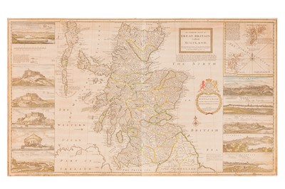 Lot 57 - British Maps: Herman Moll, The North Part of Great Britain called Scotland