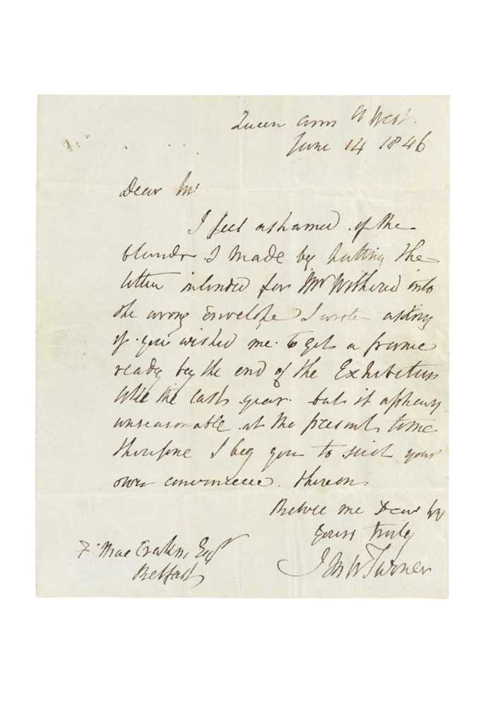 Lot 72 - Turner (Joseph Mallord William)