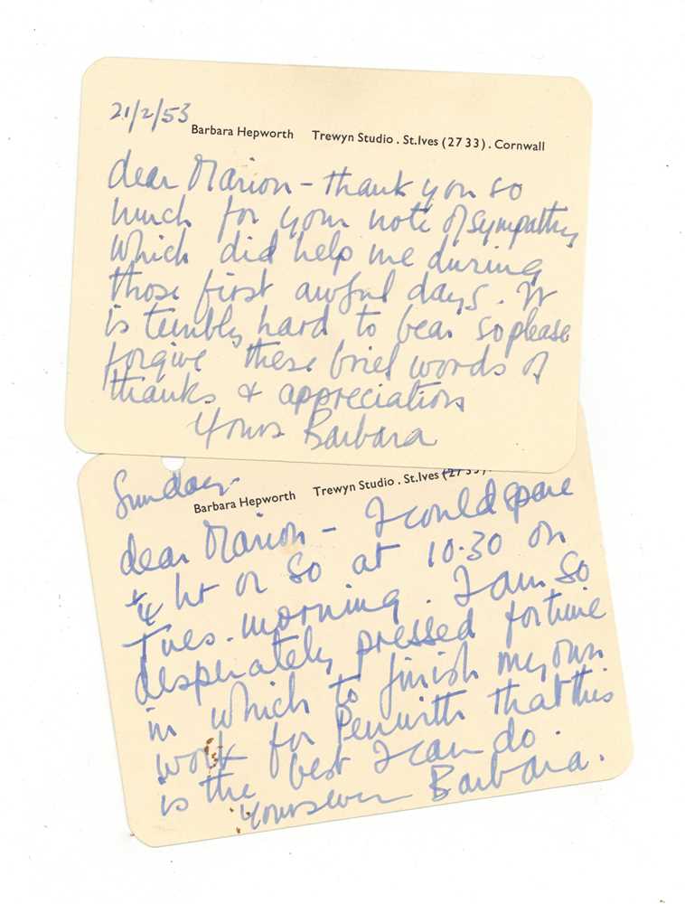 Lot 53 - Hepworth (Barbara)