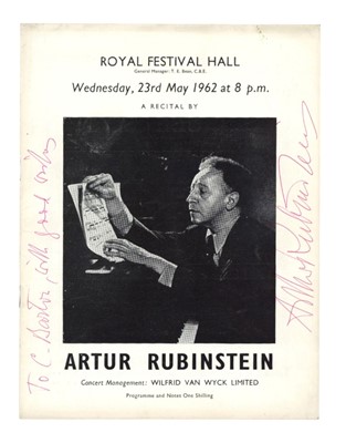 Lot 351 - Rubinstein (Arthur)