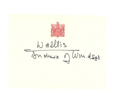 Lot 520 - Wallis, Duchess of Windsor