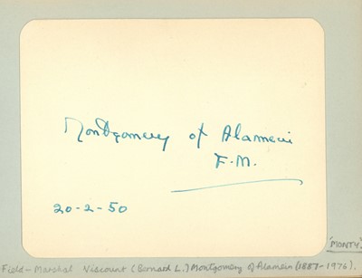 Lot 95 - Autograph Albums.- Actors & Politicians