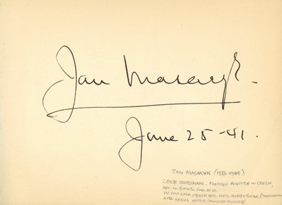 Lot 95 - Autograph Albums.- Actors & Politicians