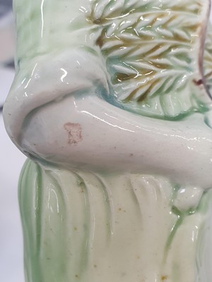 Lot 35 - A PAIR OF RALPH WOOD TYPE STAFFORDSHIRE FIGURES REPRESENTING SEASONS, LATE 18TH CENTURY