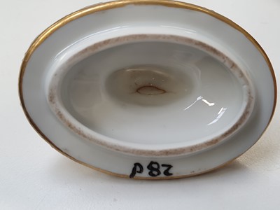 Lot 33 - A FRENCH PARIS PORCELAIN PEN TRAY OF NEOCLASSICAL DESIGN, LATE 19TH CENTURY