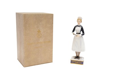 Lot 626 - A LIMITED EDITION ROYAL WORCESTER FIGURE OF A SISTER, UNIVERSITY COLLEGE HOSPITAL