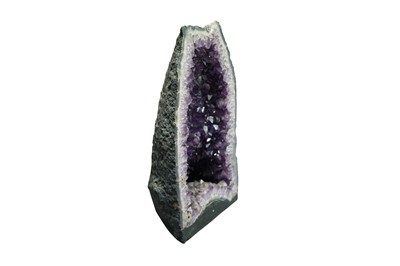 Lot 266 - A LARGE AMETHYST CATHEDRAL GEODE