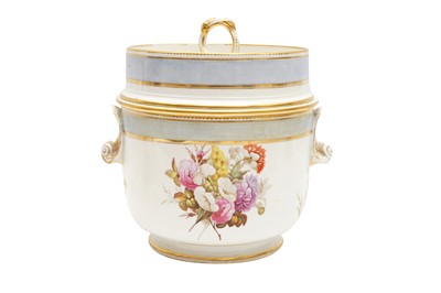 Lot 635 - A DERBY PORCELAIN ICE PAIL, CIRCA 1795