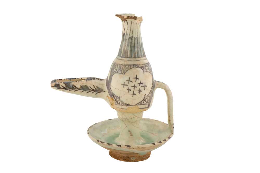 Lot 45 - ONE CERAMIC KASHAN LUSTRE 12TH CENTURY OR LATER