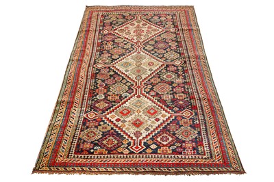 Lot 91 - AN ANTIQUE QASHQAI RUG, SOUTH-WEST PERSIA