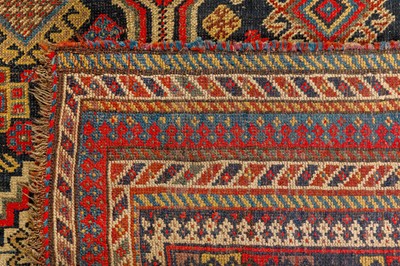 Lot 91 - AN ANTIQUE QASHQAI RUG, SOUTH-WEST PERSIA