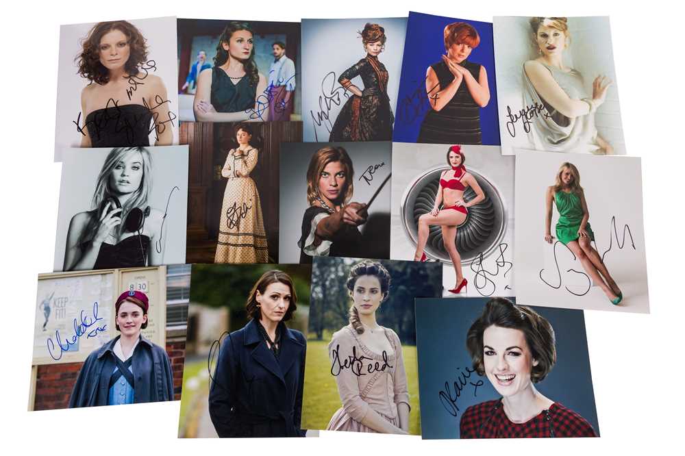 Lot 150 - Photograph Collection.- Tv Actresses