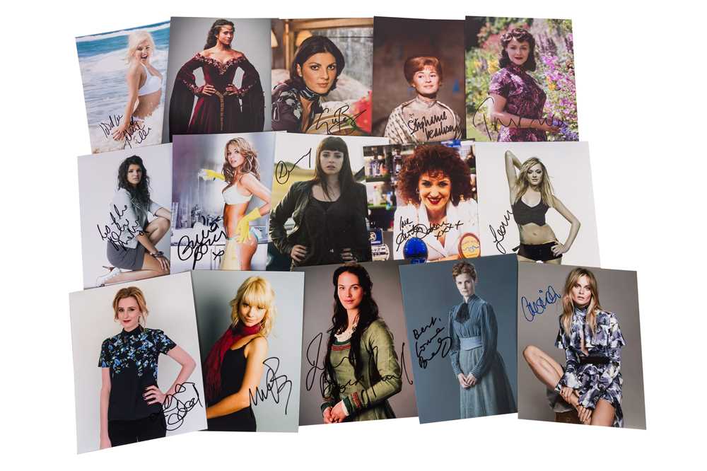 Lot 152 - Photograph Collection.- Tv Actresses