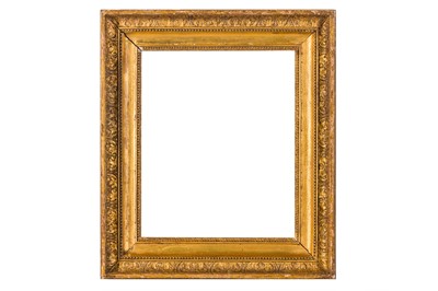 Lot 170 - FRENCH EMPIRE 19TH CENTURY GILDED AND CARVED OAK FRAME