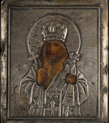 Lot 384 - A pair of antique Imperial Russian painted...