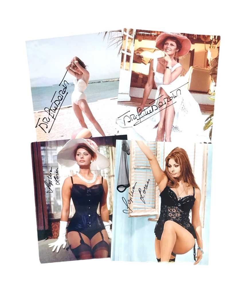 Lot 245 - Sex Symbols.- Brigitte Bardot & Sophia Loren