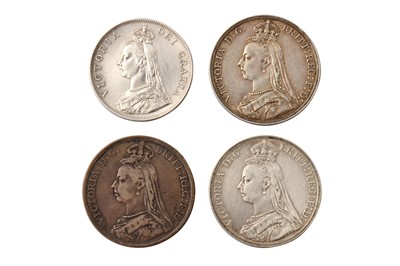 Lot 125 - VICTORIA (1837 - 1901) 4X SILVER COINS