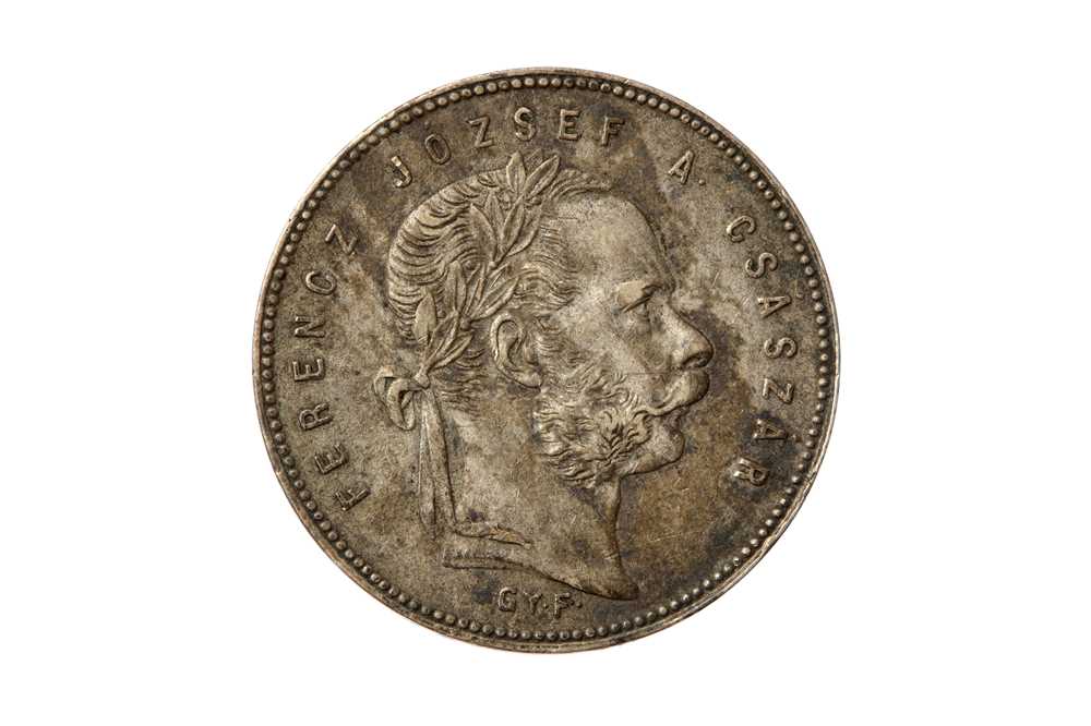 Lot 284 - HUNGARY, FRANZ JOSEPH I (1848 - 1916), 1869 GYF FORINT.