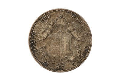 Lot 284 - HUNGARY, FRANZ JOSEPH I (1848 - 1916), 1869 GYF FORINT.