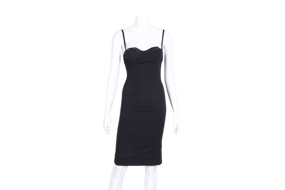 courtney love black dress Dolce & Gabbana Black Silk Shift Short Mini Party Dress