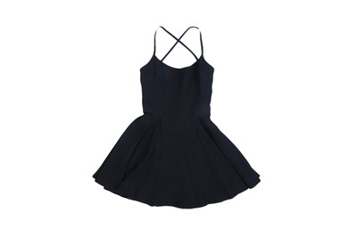 Lot 120 - Dolce & Gabbana Black Strappy Skater Mini Dress - Size 40