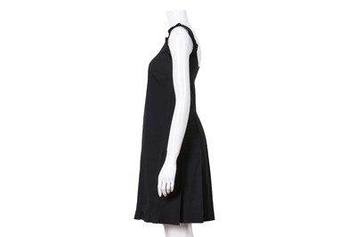 Lot 149 - Miu Miu Black Poplin Pleat Sundress - Size 38